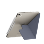 MAGEASY FACET 含筆槽 透明背蓋 iPad Air 11 吋 (第 8 代，2026，M4) 全方位支架保護套, 阿拉斯加藍：圖片 3
