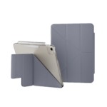 MAGEASY FACET 含筆槽 透明背蓋 iPad Air 11 吋 (第 8 代，2026，M4) 全方位支架保護套, 阿拉斯加藍