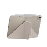 MAGEASY FACET 含筆槽 透明背蓋 iPad Air 13 吋 (第 3 代，2026，M4) 全方位支架保護套, 星光色：圖片 2