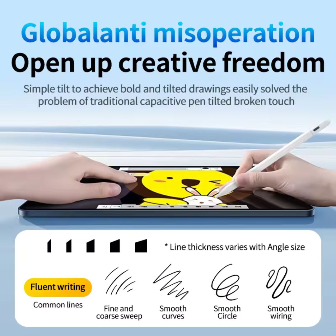 MLTIX X Pen 書寫繪圖款 iPad 主動式觸控筆 - 支援 2018 ~ 2025 iPad (不含 mini 7), 白