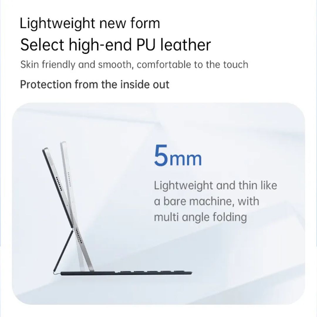 MLTIX MX-400 輕巧磁吸 2024 iPad Air 6 (11 吋, M2) 聰穎雙面夾鍵盤 - 繁體, 黑