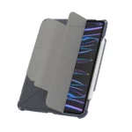 JTLEGEND Mighty Shield iPad Pro 11 吋 (第 5 代，2024，M4) 軍規多角度透明保護殼, 灰藍：圖片 3