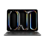 doqo 6 鋁合金巧控磁吸式 iPad Air 13 吋 (第 2 代，2025，M3) 鍵盤保護殼 - 繁體, 黑