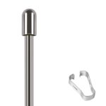 MLTIX S Pen 金屬筆尖 Samsung S Pen 電磁式觸控筆專用 - 附筆尖夾 - 2入, 銀色