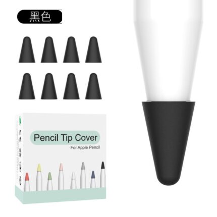 MLTIX 摩擦系列 Apple Pencil 2代 矽膠筆尖套 - 16入, 黑