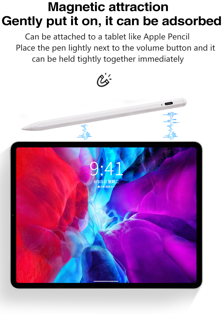MLTIX M2 平板手機萬用觸控筆 - 支援 2010 ~ 2022 年間的 iPad (不含 iPad 10) / Tab A 系列, 白