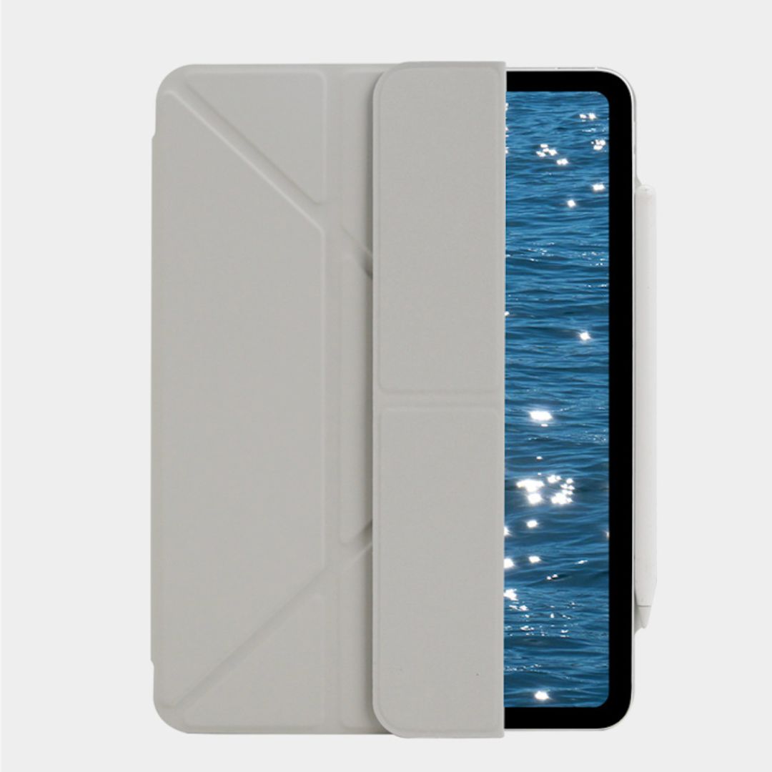 MLTIX MS 可直立多角度 iPad 11 吋 (第 11 代,2025,A16) 含磁扣聰穎雙面夾保護套, 紫