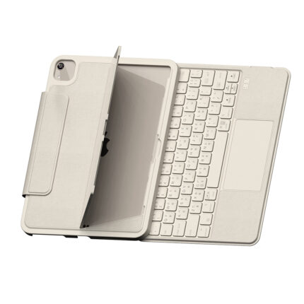 Lycander Combo Lite iPad Air 11 吋 (第 6 代，2024，M2) 含磁扣藍芽鍵盤保護殼, 暖柔沙
