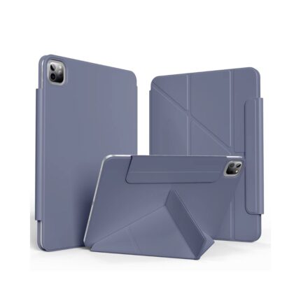 MLTIX MS 可直立多角度 iPad Pro 13 吋 (第 7 代，2024，M4) 含磁扣聰穎雙面夾保護套, 阿拉斯加藍