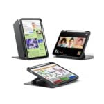 ESR 億色 巧置系列 筆槽款 iPad Air 11 吋 (第 6 代，2024，M2) 橫豎可直立平板保護殼, 魔力黑