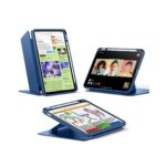 ESR 億色 巧置系列 筆槽款 iPad Pro 11 吋 (第 6 代，2025，M5) 橫豎可直立平板保護殼, 海軍藍