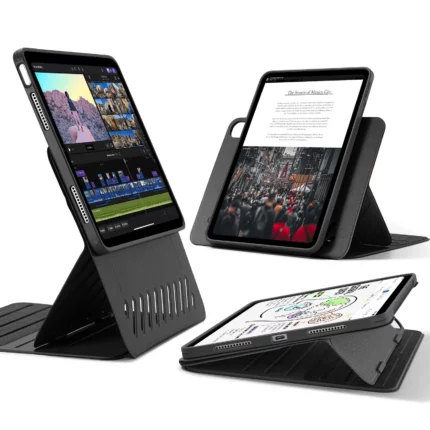 ESR 億色 眾置可升降 iPad 11 吋 (第 11 代，2025，A16) 可拆式平板保護殼, 魔力黑