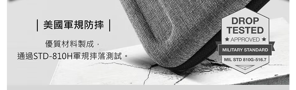 tomtoc 多功能硬殼 11吋包 手拿平板收納包 - 擴增版, 黑