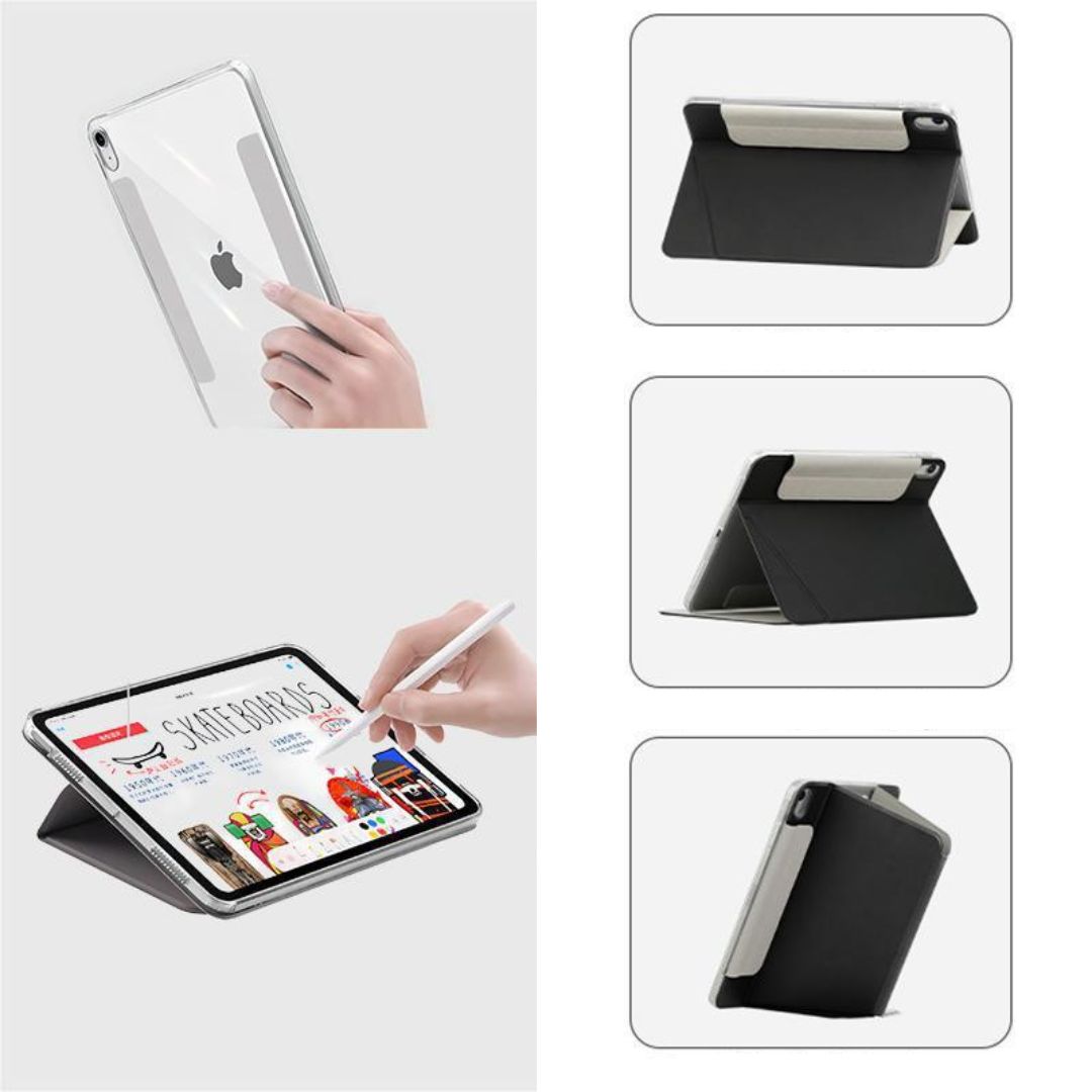 MLTIX MT 磁吸可拆式 iPad Pro 11 吋 (第 4 代,2022,M2) 防摔透明背蓋保護殼, 粉