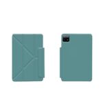 MLTIX MS 可直立多角度 小米 Xiaomi Pad 5 (11 吋，2021) 含磁扣聰穎雙面夾保護套, 松葉綠