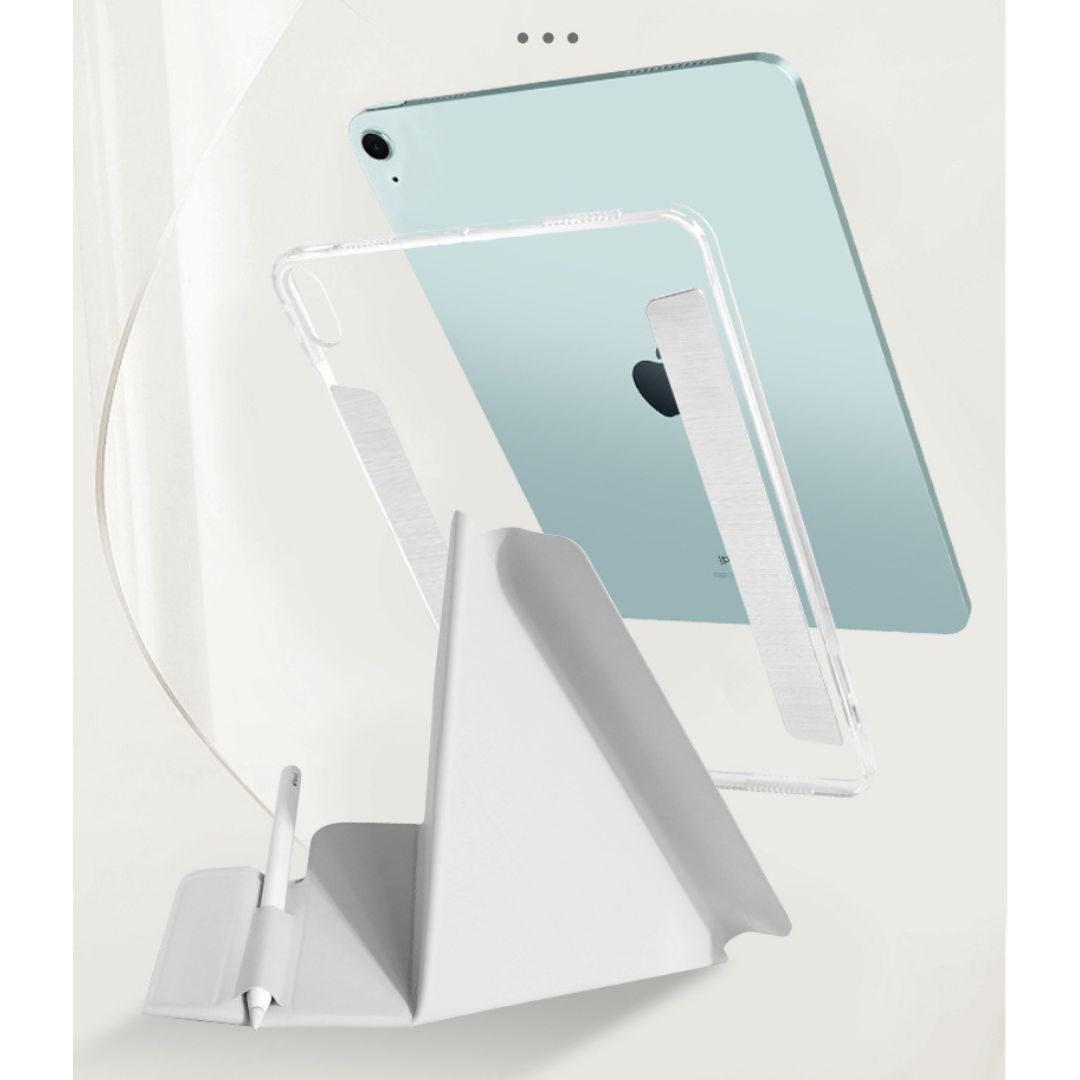 MLTIX MS2 可拆式多角度 iPad Air 10.9 吋 (第 4 代,2020) 透明背蓋保護殼, 粉