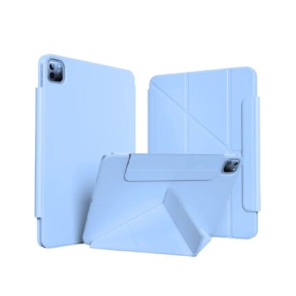 MLTIX MS 可直立多角度 iPad Pro 11 吋 (第 4 代，2022，M2) 含磁扣聰穎雙面夾保護套, 淺藍