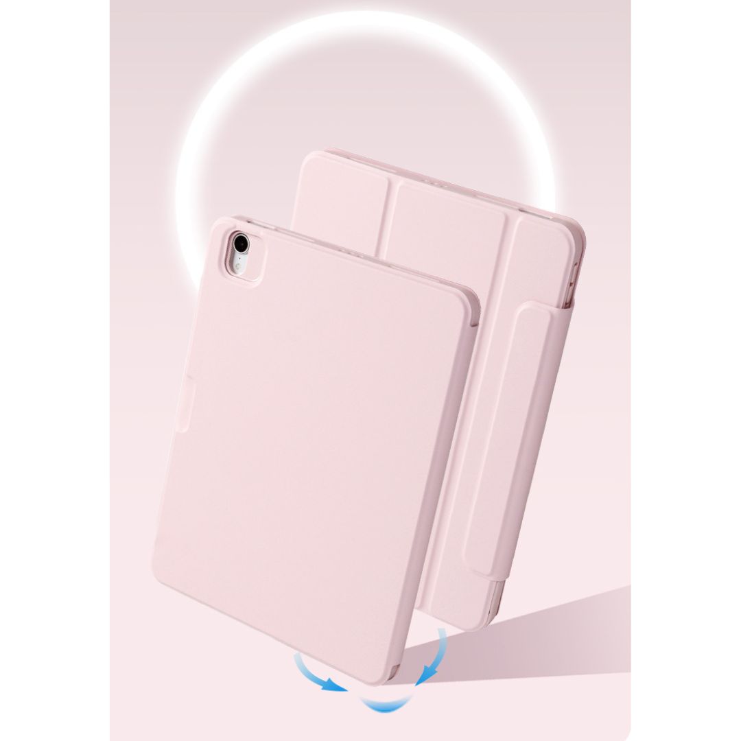 MLTIX M720 含筆槽磁吸可拆式 iPad 10.9 吋 (第 10 代,2022) 可直立高視角平板保護殼, 冰藍