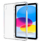 MLTIX 含筆槽四角防摔 iPad Pro 11 吋 (第 6 代，2025，M5) 透明背蓋式平板保護殼, 透明