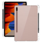MLTIX 含筆槽四角防摔 Galaxy Tab S8 Ultra (14.6 吋，2022) 透明背蓋式平板保護殼, 透明