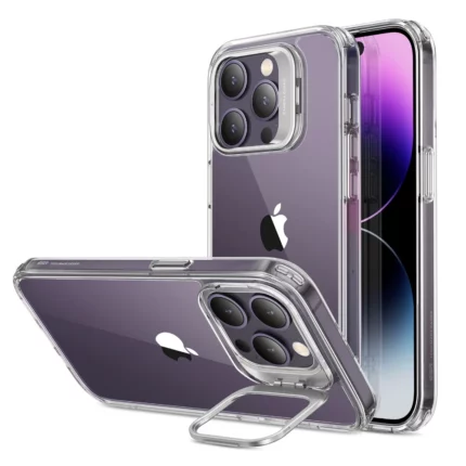 ESR 億色 巧匯系列 Halolock iPhone 14 Pro Max 6.7 吋 (2022) 鏡頭支架手機保護殼, 透明