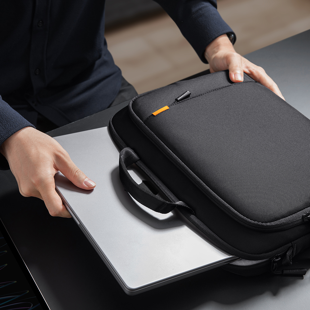 tomtoc 360º 完全防護 16吋包 手提筆電包, 黑