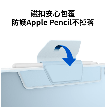 Spigen Ultra Hybrid Pro iPad Air 13 吋 (第 1 代,2024,M2) 含筆槽含磁扣軍規防摔保護殼, 黑