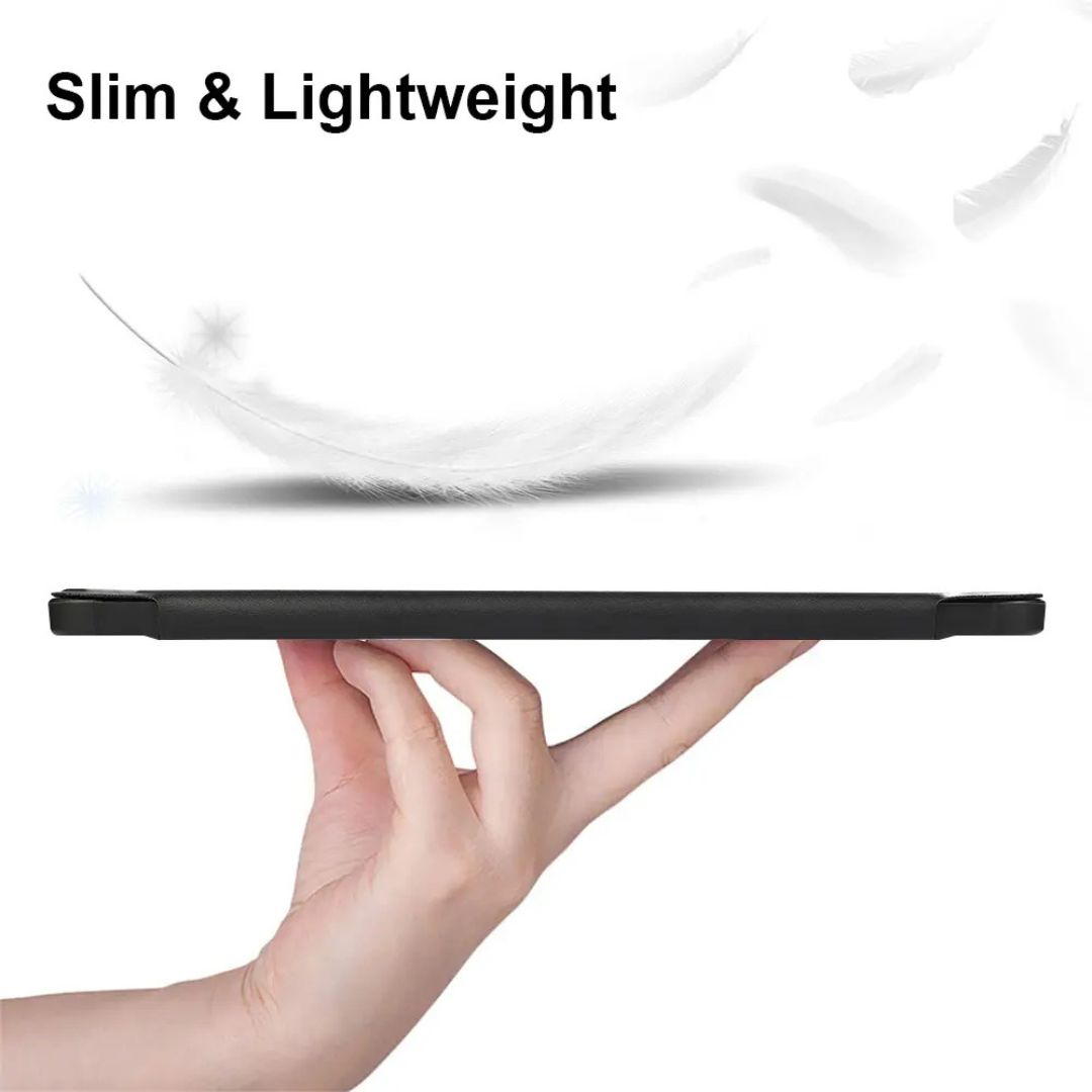 MLTIX 可直立防摔抗彎 Galaxy Tab S10 FE (10.9 吋,2025) 含筆槽多角度保護殼, 黑