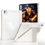 MLTIX MA-Y 可直立防摔 iPad Air 11 吋 (第 8 代，2026，M4) 抗彎透明背板保護殼, 白