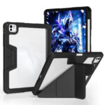 MLTIX MA-Y 可直立防摔 iPad Air 11 吋 (第 8 代，2026，M4) 抗彎透明背板保護殼, 黑