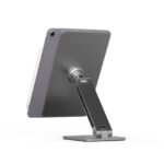 Hipporizz NeoMag  iPad Air 11 吋 (第 8 代，2026，M4) 鋁合金磁吸支架, 銀色：圖片 2