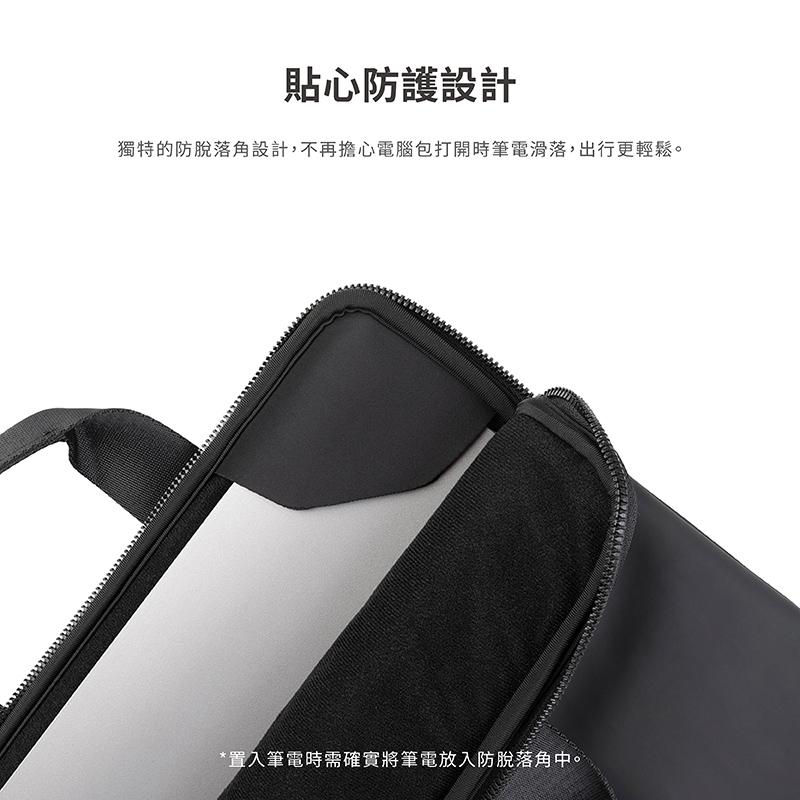 Tucano Gommo 14吋包 城市機能防潑水手提電腦包, 藍