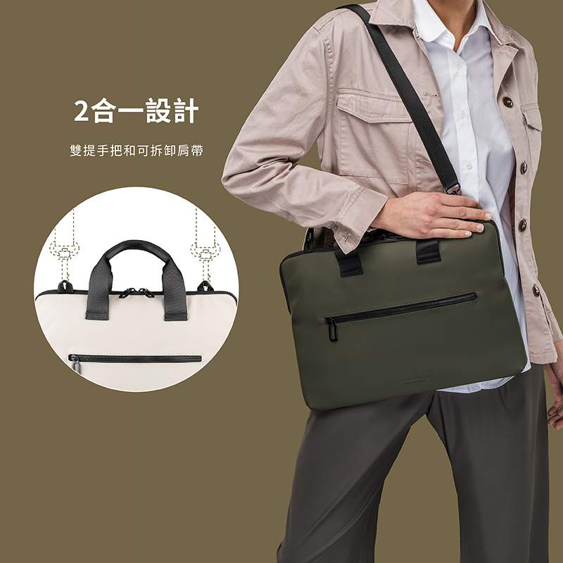 Tucano Gommo 14吋包 城市機能防潑水手提電腦包, 藍