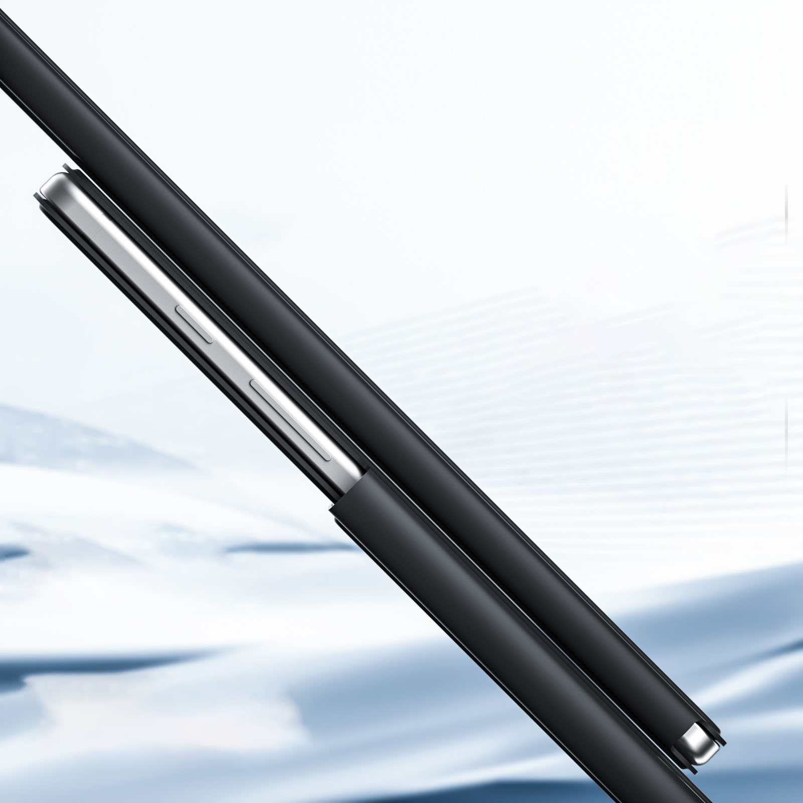 MLTIX MT2 磁吸可拆式 Galaxy Tab S9+ (12.4 吋,2023) 聰穎雙面夾保護套, 黑