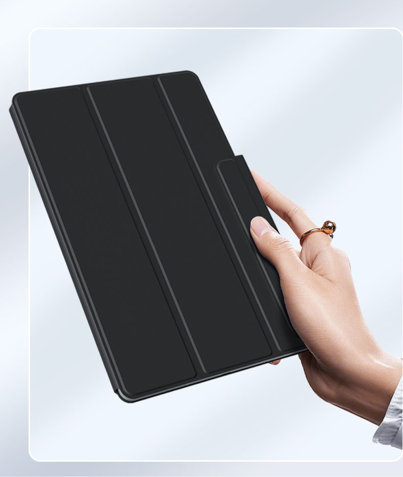 MLTIX MT2 磁吸可拆式 Galaxy Tab S9+ (12.4 吋,2023) 聰穎雙面夾保護套, 黑