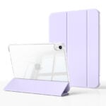 MLTIX MZH3 可拆卸滑軌 iPad Air 13 吋 (第 2 代，2025，M3) 軟邊透明背蓋保護殼, 紫