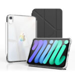 MLTIX MZH 可拆卸滑軌 iPad Air 11 吋 (第 7 代，2025，M3) 多角度透明背蓋保護殼, 黑