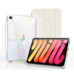 MLTIX MZH 可拆卸滑軌 iPad Pro 12.9 吋 (第 4 代，2020) 多角度透明背蓋保護殼, 星光白