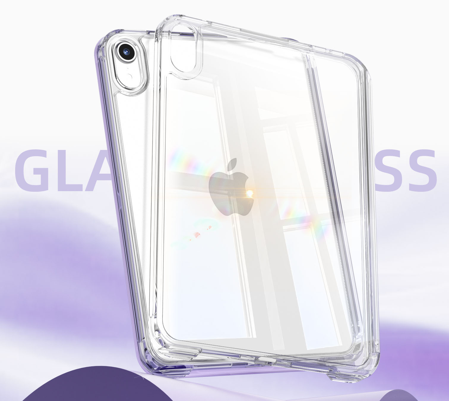 MLTIX MZH 可拆卸插槽式 iPad Pro 11 吋 (第 1 代，2018) 多角度透明被蓋保護殼, 黑