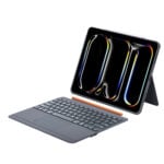 MLTIX MCK Pro 可直立抗彎曲 iPad Air 13 吋 (第 2 代，2025，M3) 可拆式防摔鍵盤保護殼 - 繁體, 霧灰