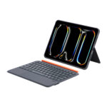 MLTIX MCK Pro 可直立抗彎曲 iPad Pro 11 吋 (第 5 代，2024，M4) 可拆式防摔鍵盤保護殼 - 繁體, 霧灰