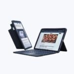 MLTIX MHL 可直立含ESC iPad Pro 12.9 吋 (第 6 代，2022，M2) 可拆防摔抗彎鍵盤保護殼 - 繁體, 黑