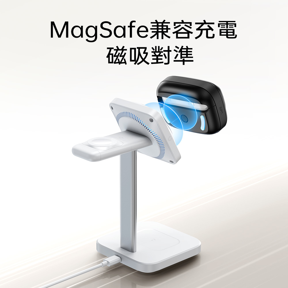 ESR 億色 靈護安全鎖 AirPods Pro 3 耳機保護套 - 支援 MagSafe, 魔力黑