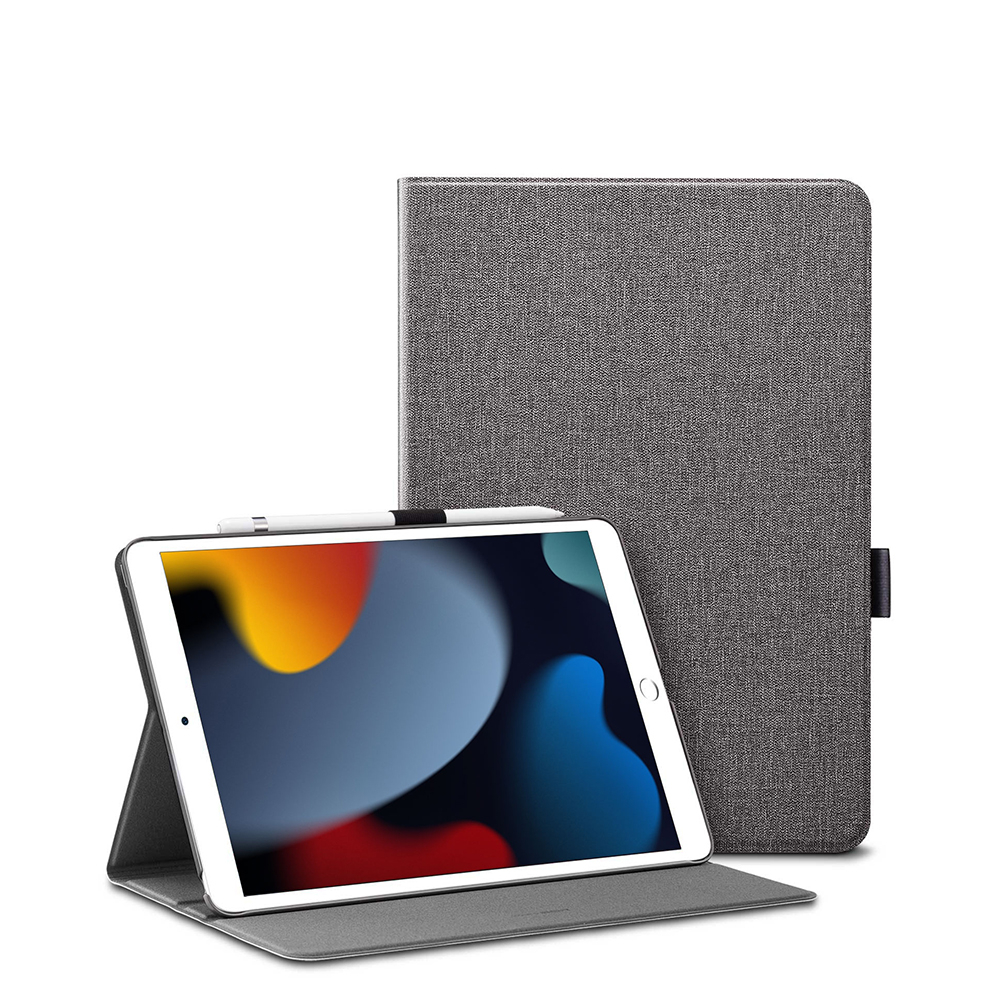 新灰墨筆記 ESR 至簡原生系列 iPad Pro 12.9 吋 (第 4 代,2020) 北歐風皮革保護套, 灰:圖片 1