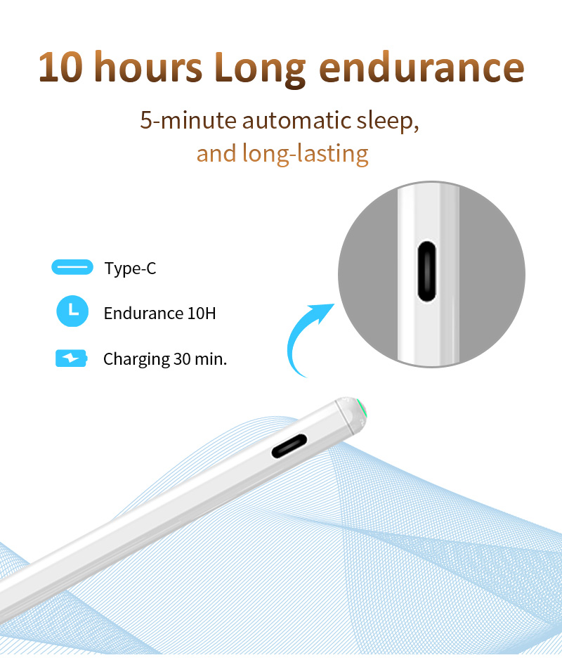 MLTIX X Pen Pro+ 書寫繪圖款 - 支援 2018 ~ 2026 年間的 iPad 防誤觸觸控筆 (贈送磁吸充電棒), 白