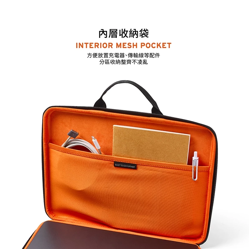UAG 簡約軍規防摔 16吋包 耐衝擊手提電腦包, 黑