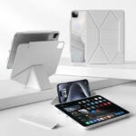 MLTIX MS3 Pro 磁吸式梯形 iPad Air 13 吋 (第 2 代，2025，M3) 可拆多折法保護殼, 灰