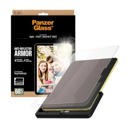 PanzerGlass 霧面抗眩光 iPad 10.9 吋 (第 10 代，2022) 耐衝擊鋼化玻璃保護貼
