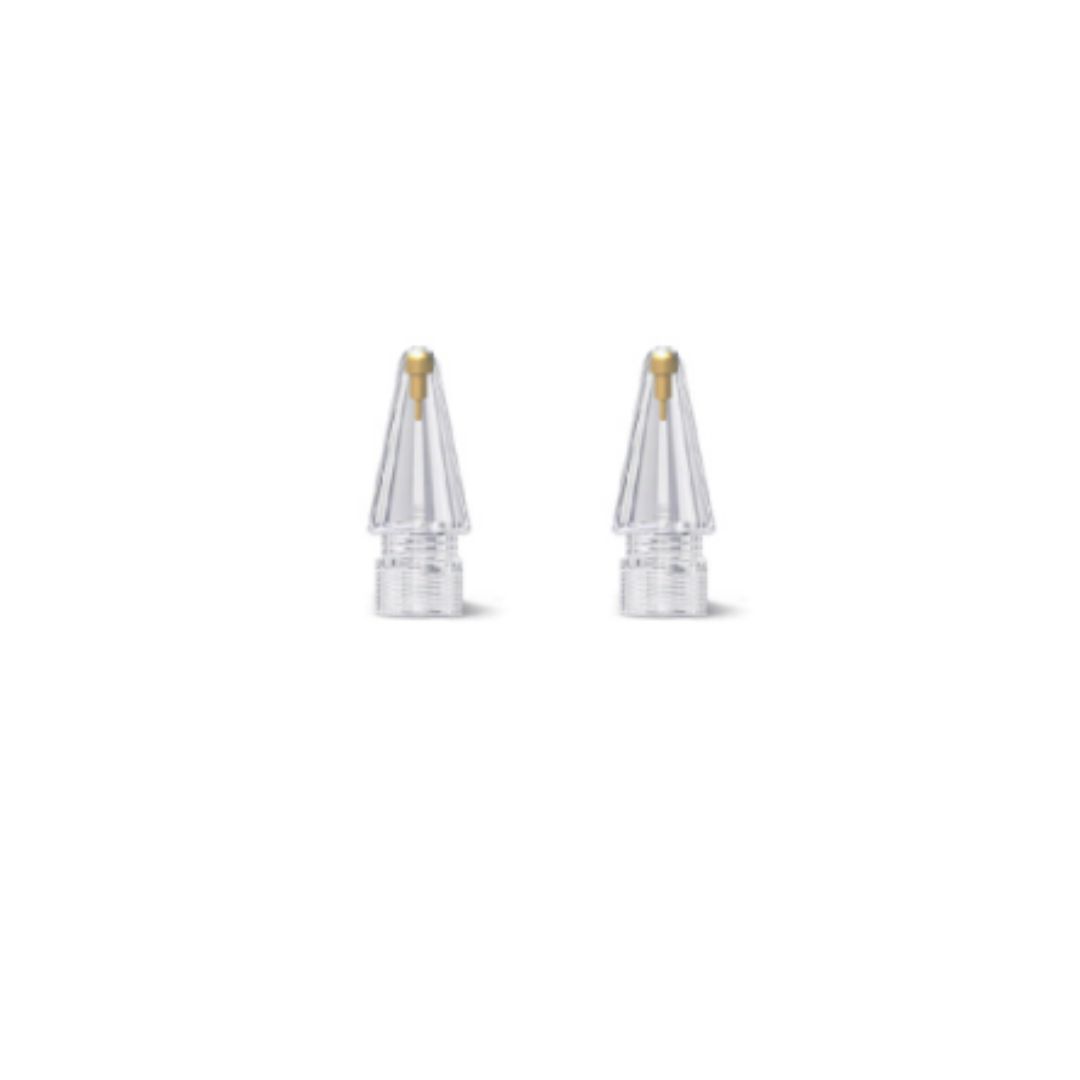 你的段落文字 MLTIX N5 1.8mm Apple Pencil Pro / USB-C / 2代 /1代 2入替換筆尖筆頭, 透明:圖片 1