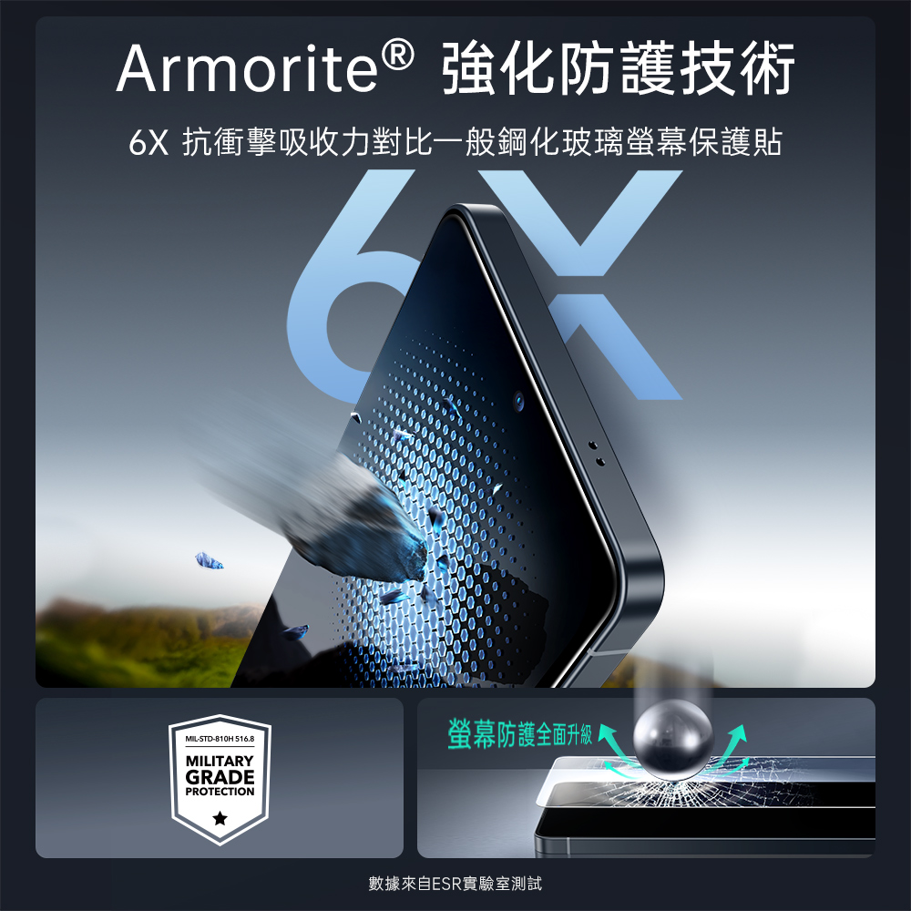 ESR 特級高清鋼化玻璃 Galaxy S26 Ultra (6.9 吋,2026) 手機螢幕保護貼2片裝 - 贈除塵秒貼書本盒